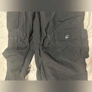 Forever 21 juniors black cargo shirt pants size large